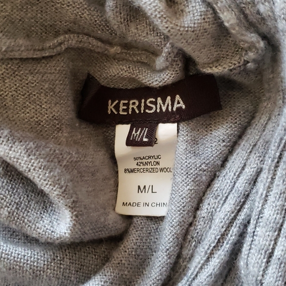 Kerisma versatile grey 2 way sweater. Size M/L. - Picture 5 of 5